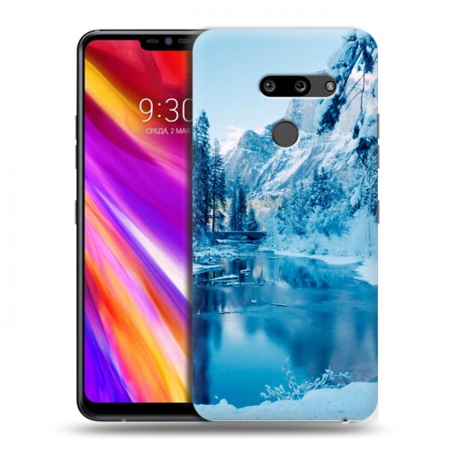 Дизайнерский пластиковый чехол для LG G8 ThinQ зима