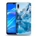 Дизайнерский пластиковый чехол для Huawei Y6 (2019) зима