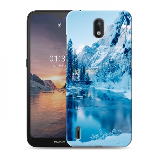 Дизайнерский силиконовый чехол для Nokia 1.3 зима