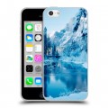 Дизайнерский пластиковый чехол для Iphone 5c зима