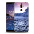 Дизайнерский пластиковый чехол для Nokia 7 Plus зима