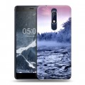 Дизайнерский пластиковый чехол для Nokia 5.1 зима