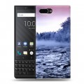 Дизайнерский пластиковый чехол для BlackBerry KEY2 зима