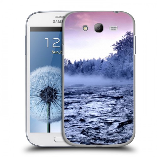 Дизайнерский пластиковый чехол для Samsung Galaxy Grand зима