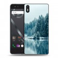 Дизайнерский пластиковый чехол для BQ Aquaris X5 зима