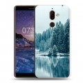 Дизайнерский пластиковый чехол для Nokia 7 Plus зима