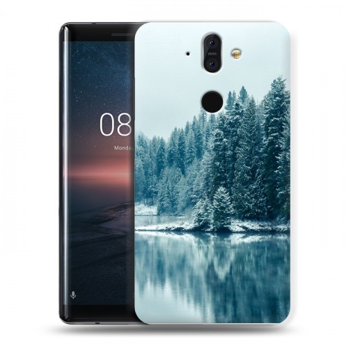 Дизайнерский пластиковый чехол для Nokia 8 Sirocco зима