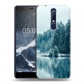 Дизайнерский пластиковый чехол для Nokia 5.1 зима