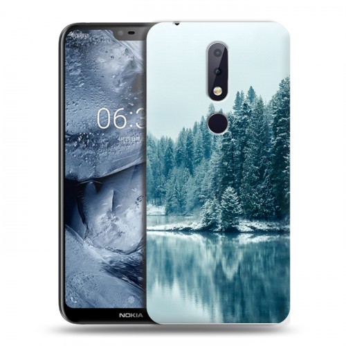 Дизайнерский силиконовый чехол для Nokia 6.1 Plus зима