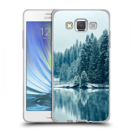Дизайнерский пластиковый чехол для Samsung Galaxy A5 зима
