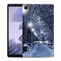 Дизайнерский силиконовый чехол для Samsung Galaxy Tab A7 lite зима