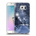 Дизайнерский силиконовый чехол для Samsung Galaxy S6 Edge зима