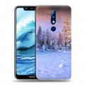 Дизайнерский силиконовый чехол для Nokia 5.1 Plus зима