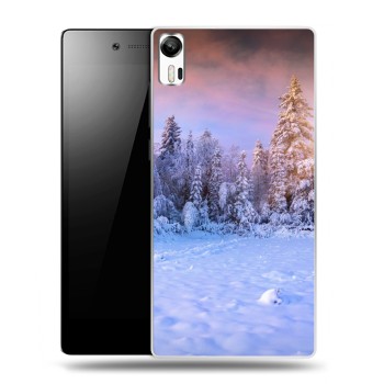 Дизайнерский силиконовый чехол для Lenovo Vibe Shot зима (на заказ)