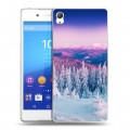 Дизайнерский пластиковый чехол для Sony Xperia Z3+ зима