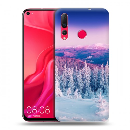 Дизайнерский пластиковый чехол для Huawei Nova 4 зима