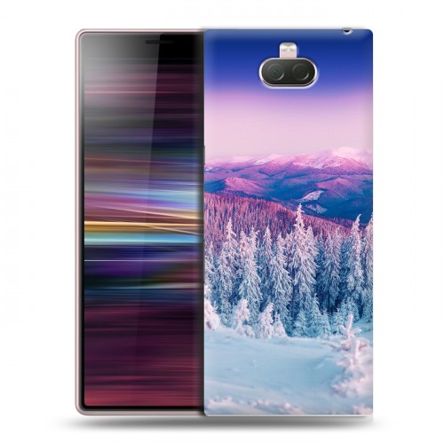 Дизайнерский силиконовый чехол для Sony Xperia 10 зима