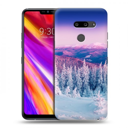 Дизайнерский пластиковый чехол для LG G8 ThinQ зима