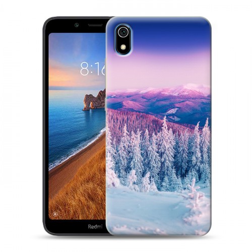 Дизайнерский силиконовый чехол для Xiaomi RedMi 7A зима