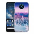 Дизайнерский силиконовый чехол для Nokia 8.3 зима