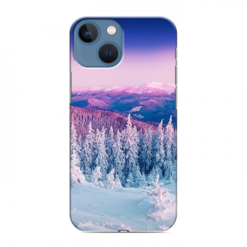 Дизайнерский пластиковый чехол для Iphone 13 Mini зима