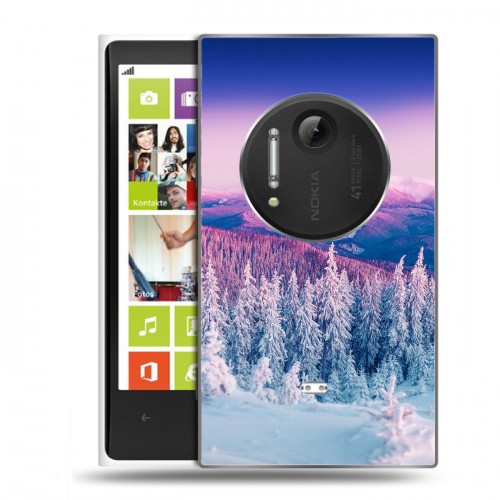 Дизайнерский пластиковый чехол для Nokia Lumia 1020 зима