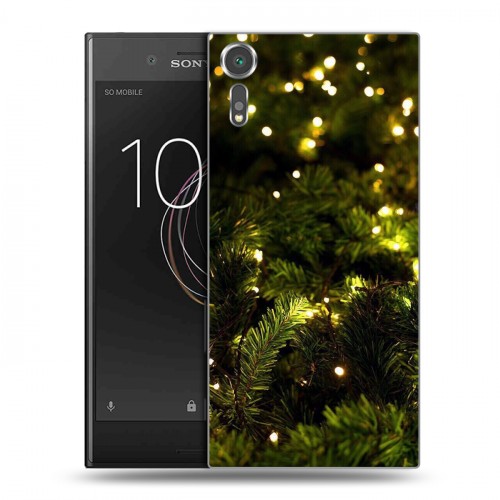 Дизайнерский пластиковый чехол для Sony Xperia XZs зима