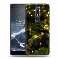 Дизайнерский пластиковый чехол для Nokia 5.1 зима