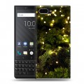 Дизайнерский пластиковый чехол для BlackBerry KEY2 зима