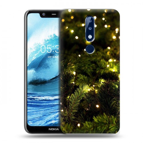 Дизайнерский силиконовый чехол для Nokia 5.1 Plus зима