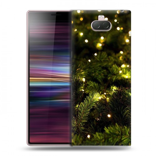 Дизайнерский силиконовый чехол для Sony Xperia 10 зима