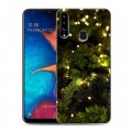 Дизайнерский пластиковый чехол для Samsung Galaxy A20s зима