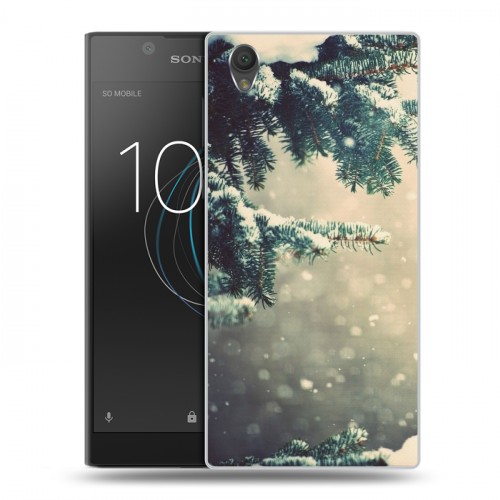 Дизайнерский пластиковый чехол для Sony Xperia L1 зима