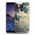 Дизайнерский пластиковый чехол для Nokia 7 Plus зима