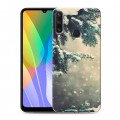 Дизайнерский пластиковый чехол для Huawei Y6p зима