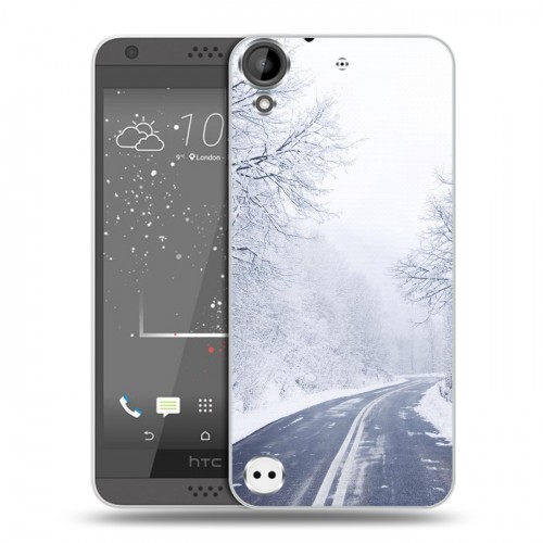 Дизайнерский пластиковый чехол для HTC Desire 530 зима