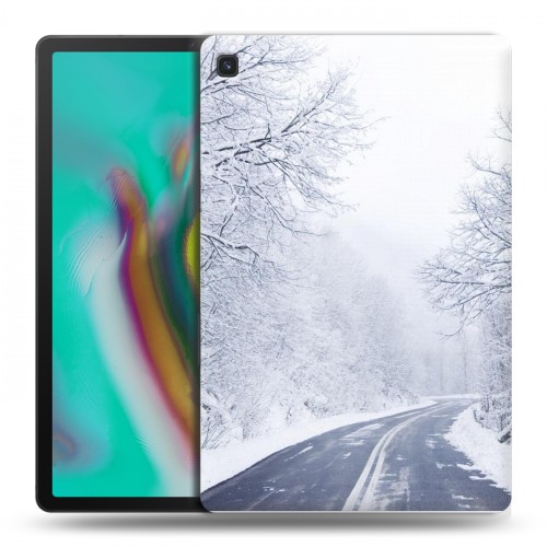 Дизайнерский силиконовый чехол для Samsung Galaxy Tab S5e зима