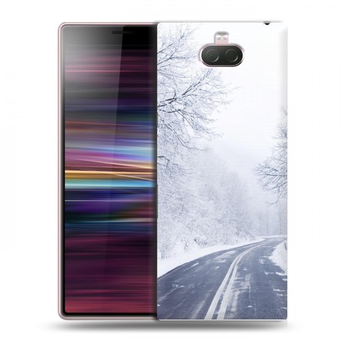 Дизайнерский силиконовый чехол для Sony Xperia 10 зима