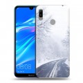 Дизайнерский пластиковый чехол для Huawei Y6 (2019) зима