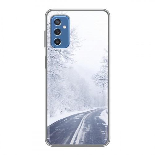 Дизайнерский силиконовый чехол для Samsung Galaxy M52 5G зима