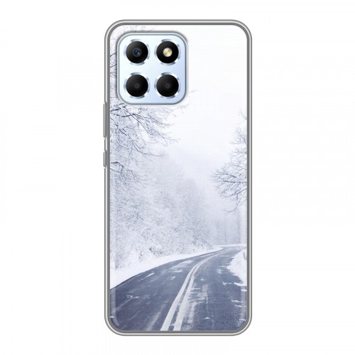 Дизайнерский пластиковый чехол для Huawei Honor X6 зима