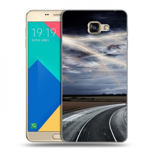 Дизайнерский силиконовый чехол для Samsung Galaxy A9 стихии