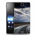 Дизайнерский пластиковый чехол для Sony Xperia TX стихии