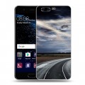 Дизайнерский пластиковый чехол для Huawei P10 стихии