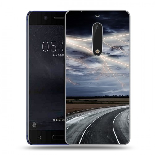 Дизайнерский пластиковый чехол для Nokia 5 стихии