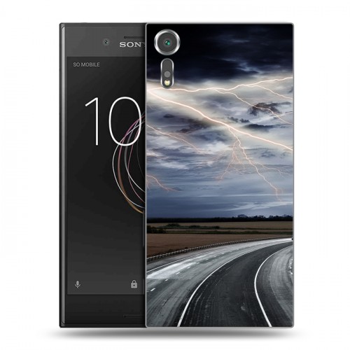 Дизайнерский пластиковый чехол для Sony Xperia XZs стихии