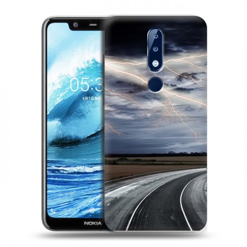 Дизайнерский силиконовый чехол для Nokia 5.1 Plus стихии