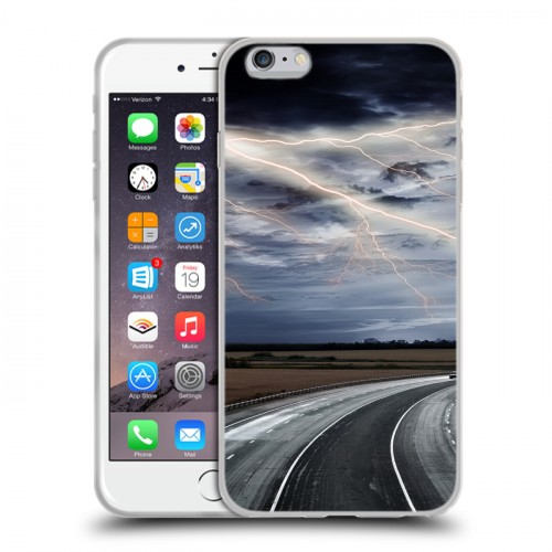 Дизайнерский силиконовый чехол для Iphone 6 Plus/6s Plus стихии