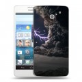 Дизайнерский пластиковый чехол для Huawei Ascend D2 стихии