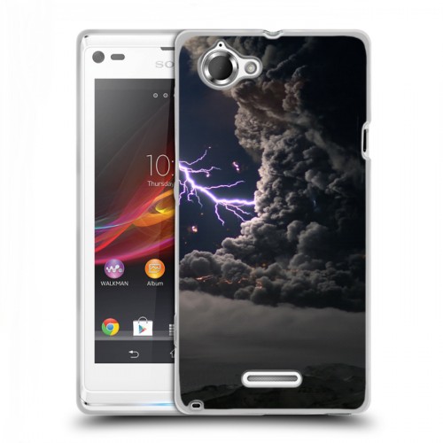 Дизайнерский пластиковый чехол для Sony Xperia L стихии